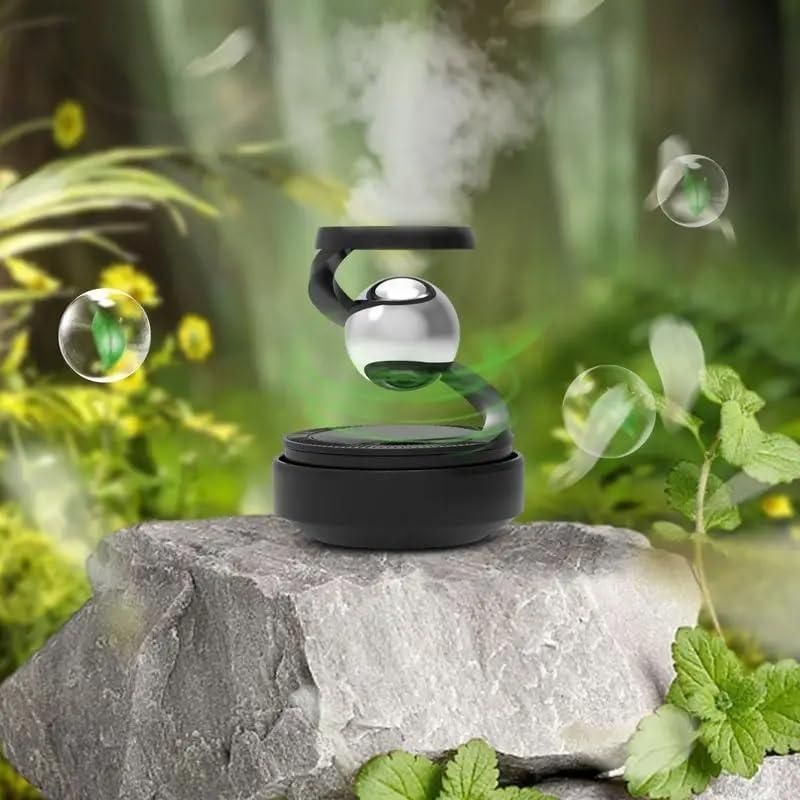 AromaGlide™ – Solar-Powered Rotating Car Fragrance Diffuser