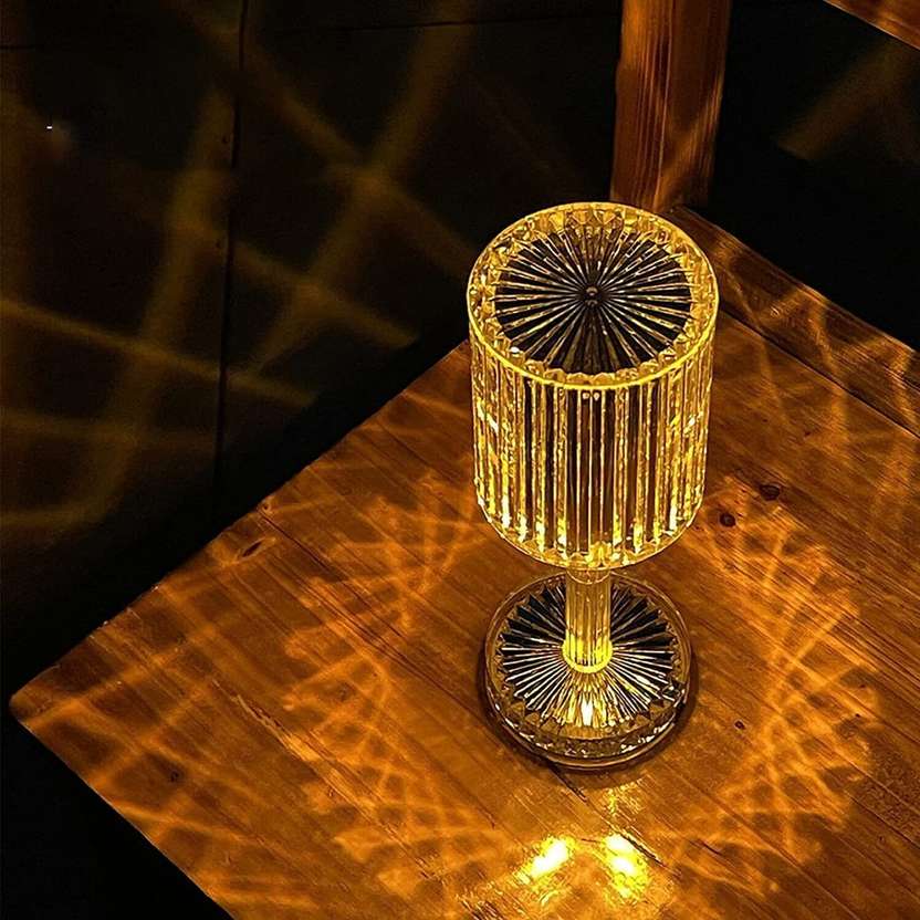LumiGlow™ Touch Crystal LED Lamp