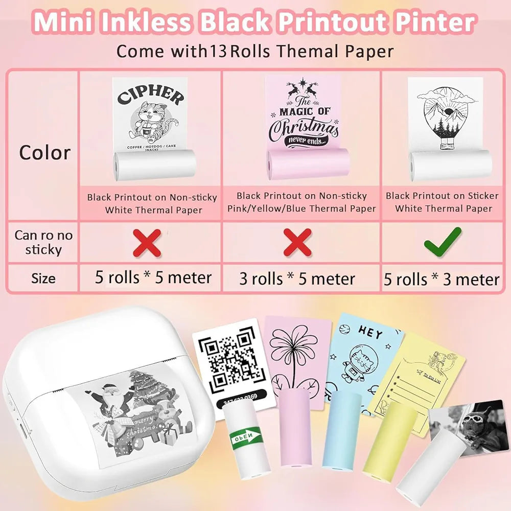 CutePrint™ Pocket Thermal Printer