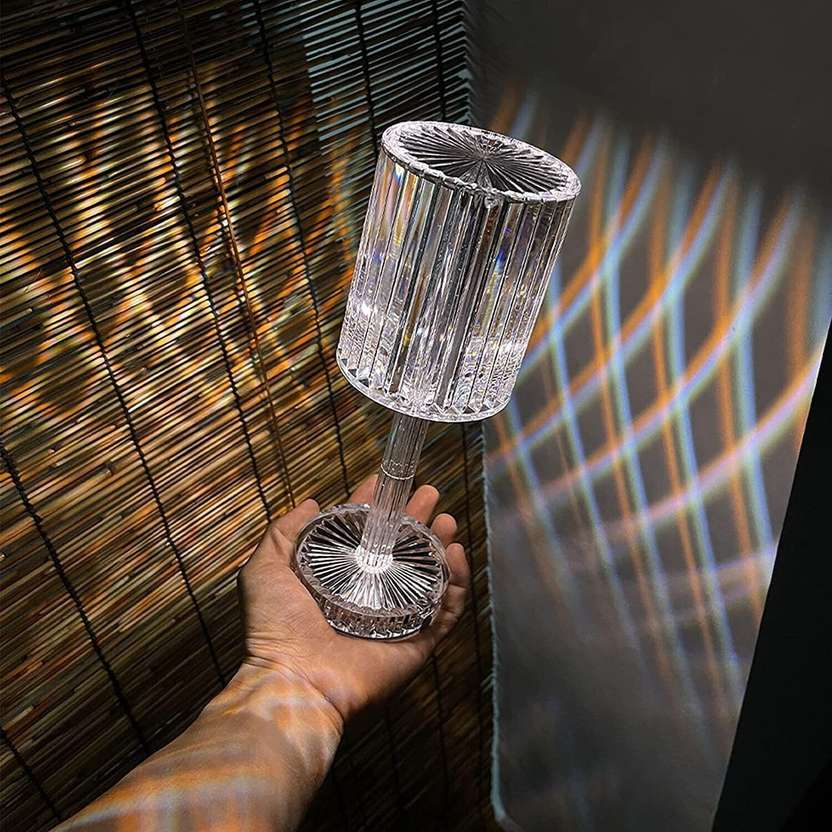 LumiGlow™ Touch Crystal LED Lamp