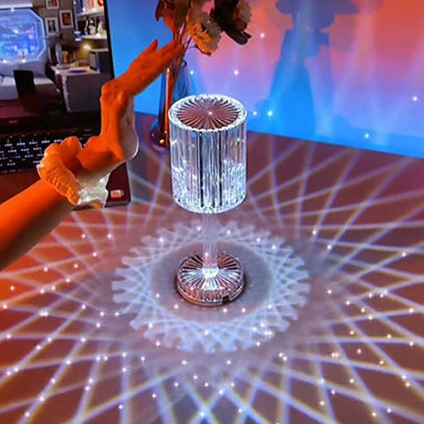 LumiGlow™ Touch Crystal LED Lamp