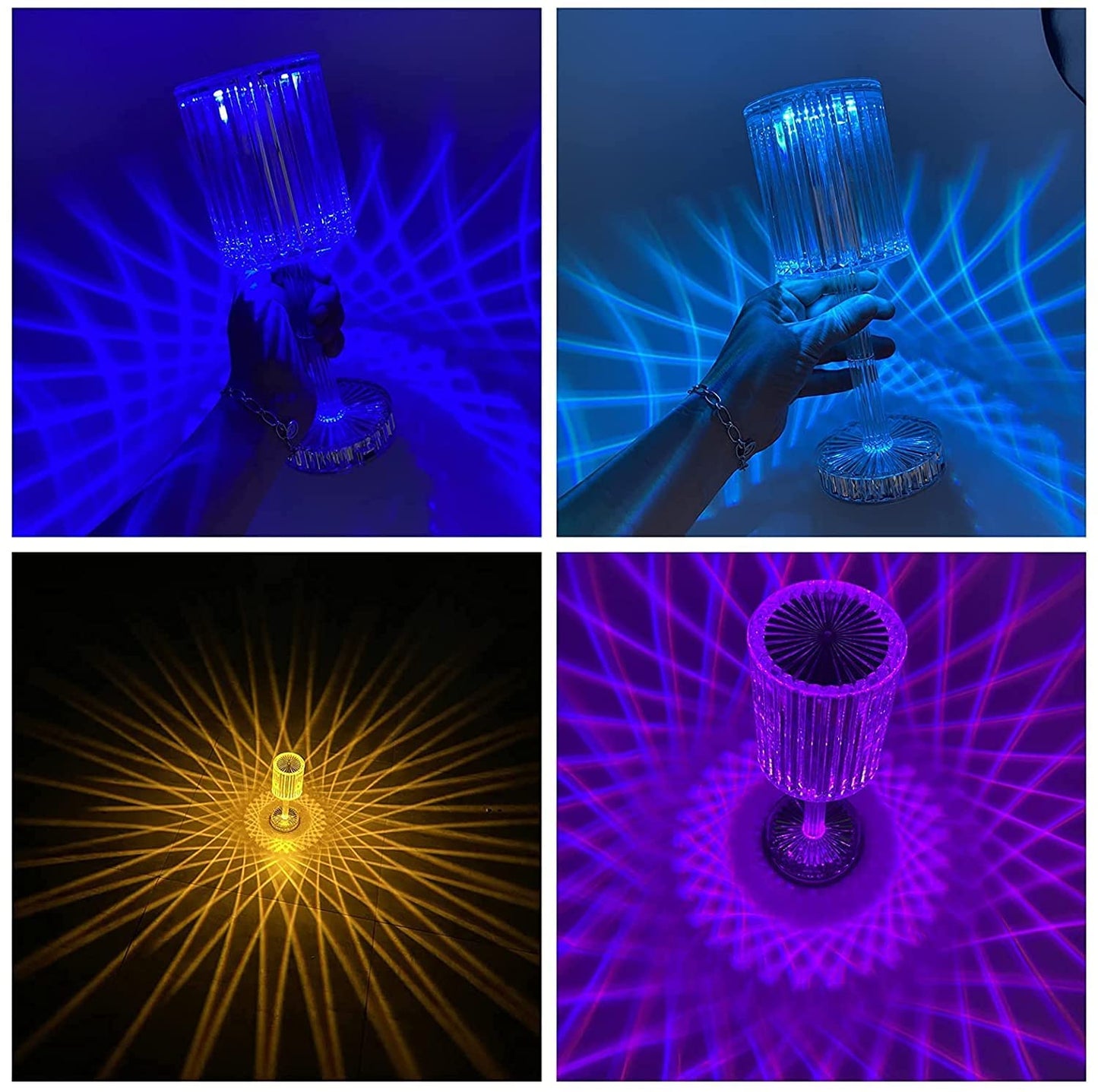 LumiGlow™ Touch Crystal LED Lamp