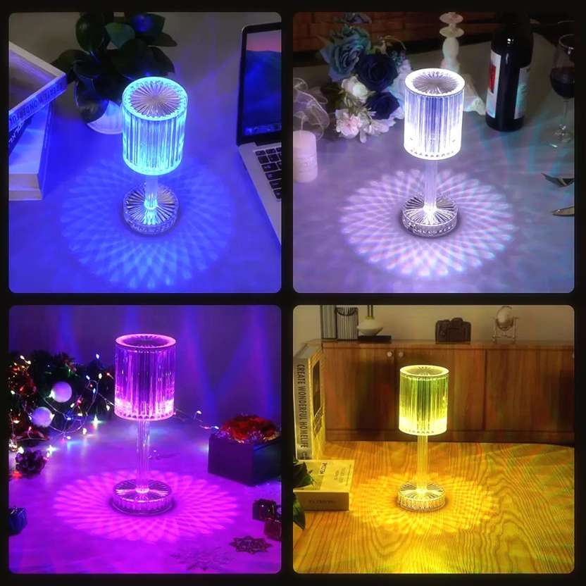 LumiGlow™ Touch Crystal LED Lamp