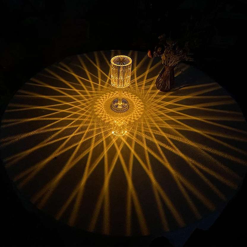 LumiGlow™ Touch Crystal LED Lamp