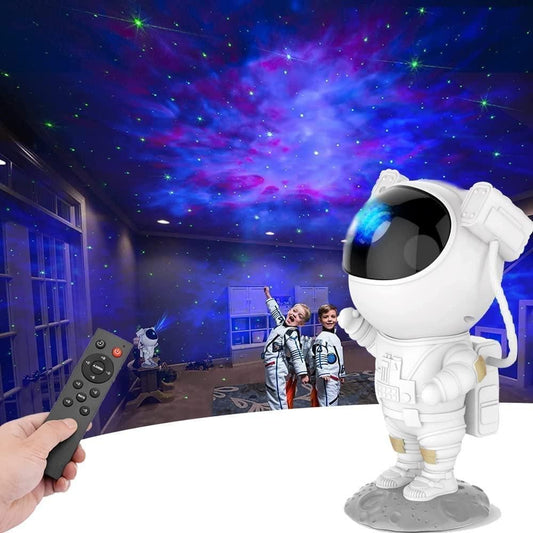 Nebula Night Explorer™ – Astronaut-Themed Galaxy Projector with Remote & LED Modes
