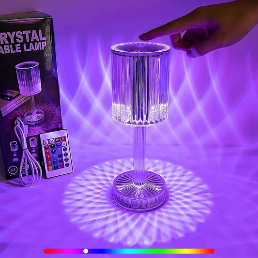 LumiGlow™ Touch Crystal LED Lamp