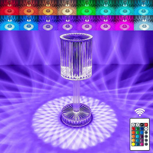 LumiGlow™ Touch Crystal LED Lamp